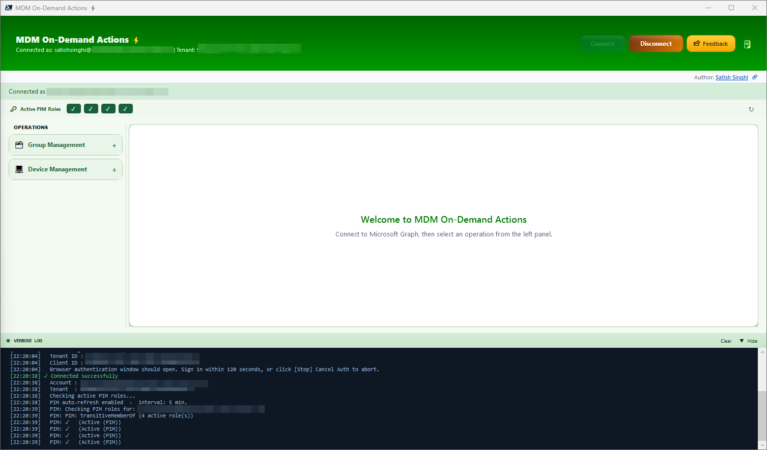 MDM-ODA Group Management Blades Overview