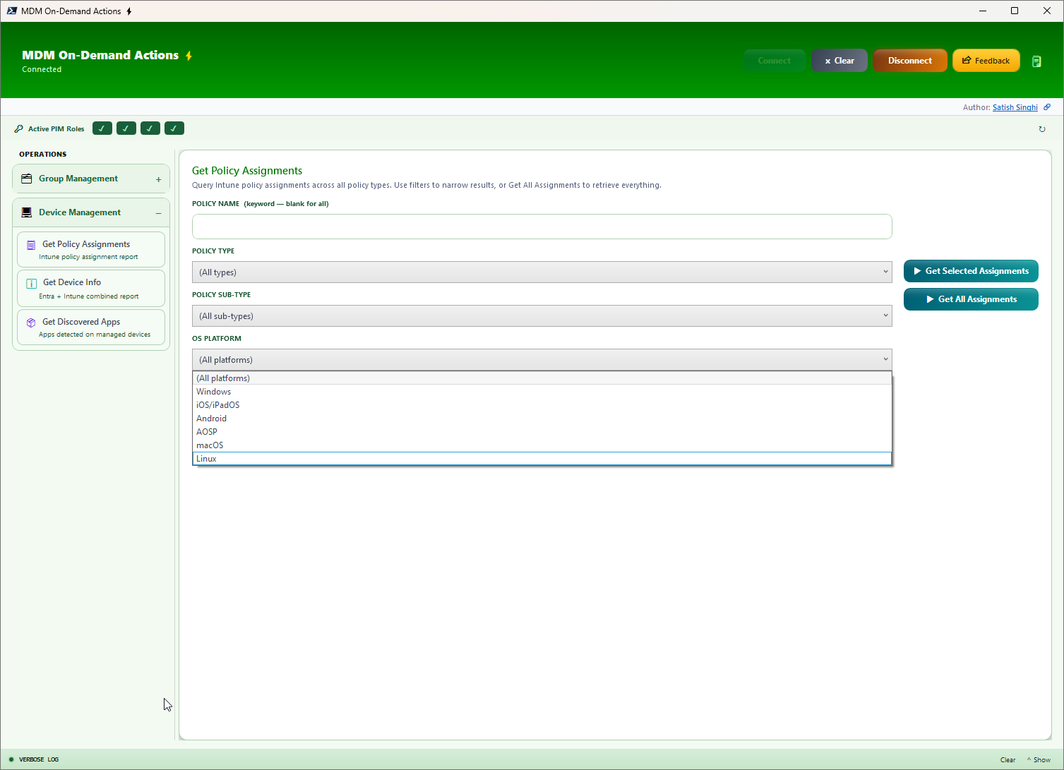 Intune Policy Assignments interface - Part 3