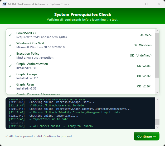 Verbose Logging in action