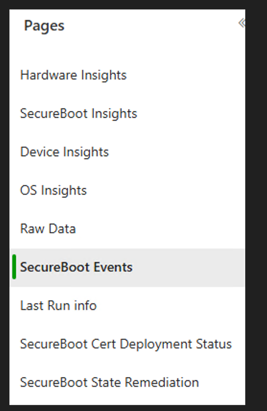 Power BI Report Pages